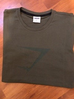 Gym Shark Men's Large T-Shirt Green