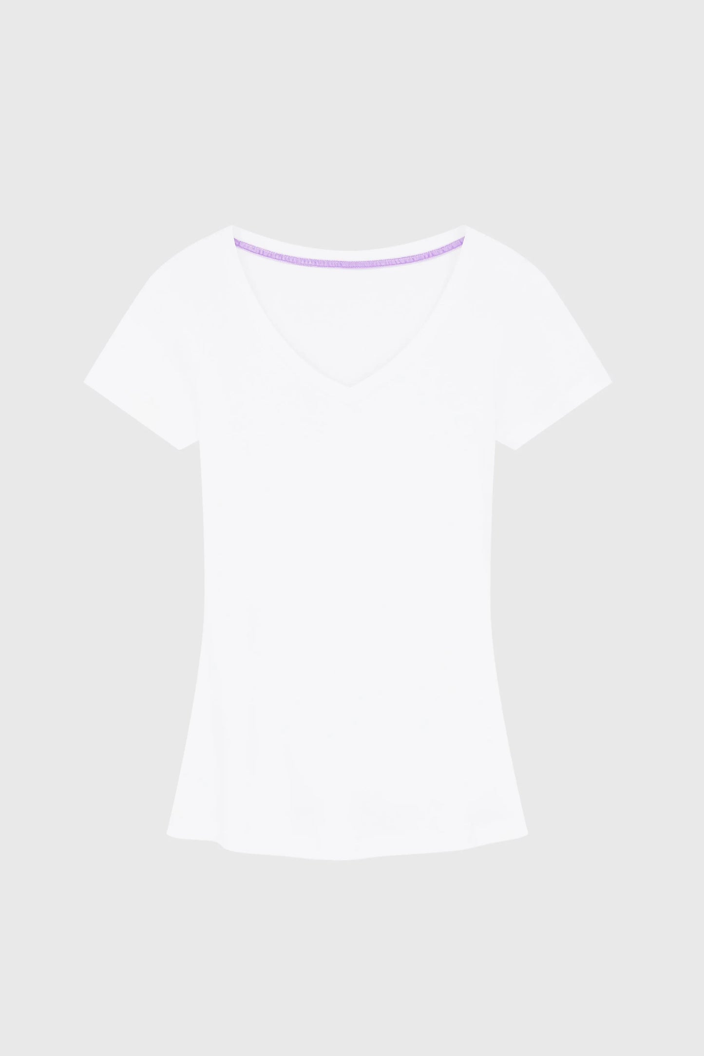 V-Neck Cotton Modal T-Shirt