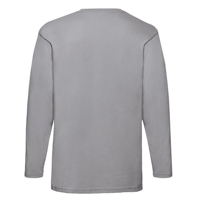 Mens Crew Neck Essential Long Sleeve Cotton T Shirt