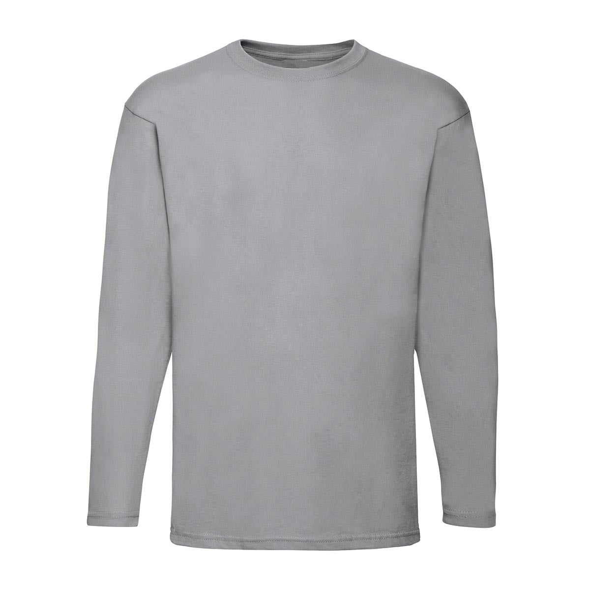 Mens Crew Neck Essential Long Sleeve Cotton T Shirt