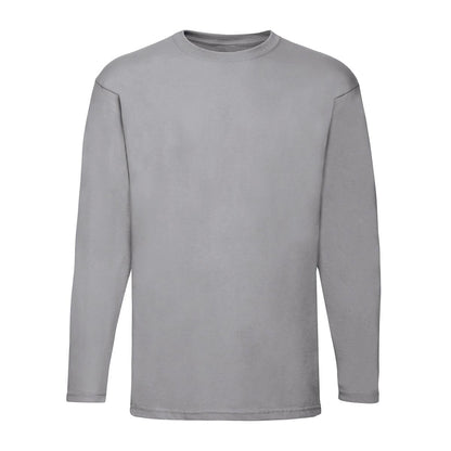 Mens Crew Neck Essential Long Sleeve Cotton T Shirt
