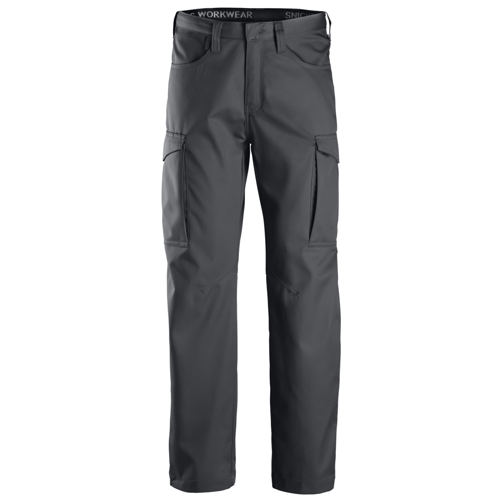 Snickers 6800 Service Trousers Steel Grey 38" Waist - 32" Leg - Snickers Size 54