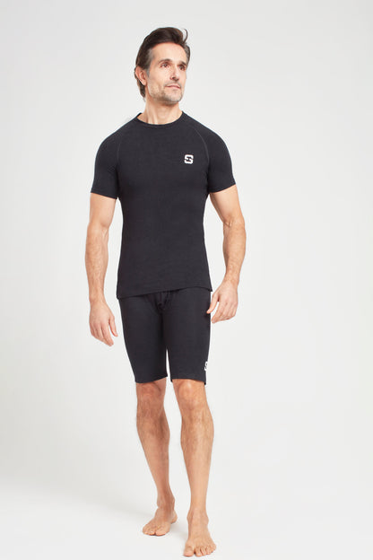 T-Shirt - Marl Black