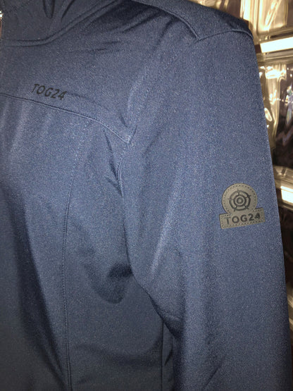 NEW TOG24 Keld Women's Softshell Hooded Jacket - Navy × 1 SIZE 14