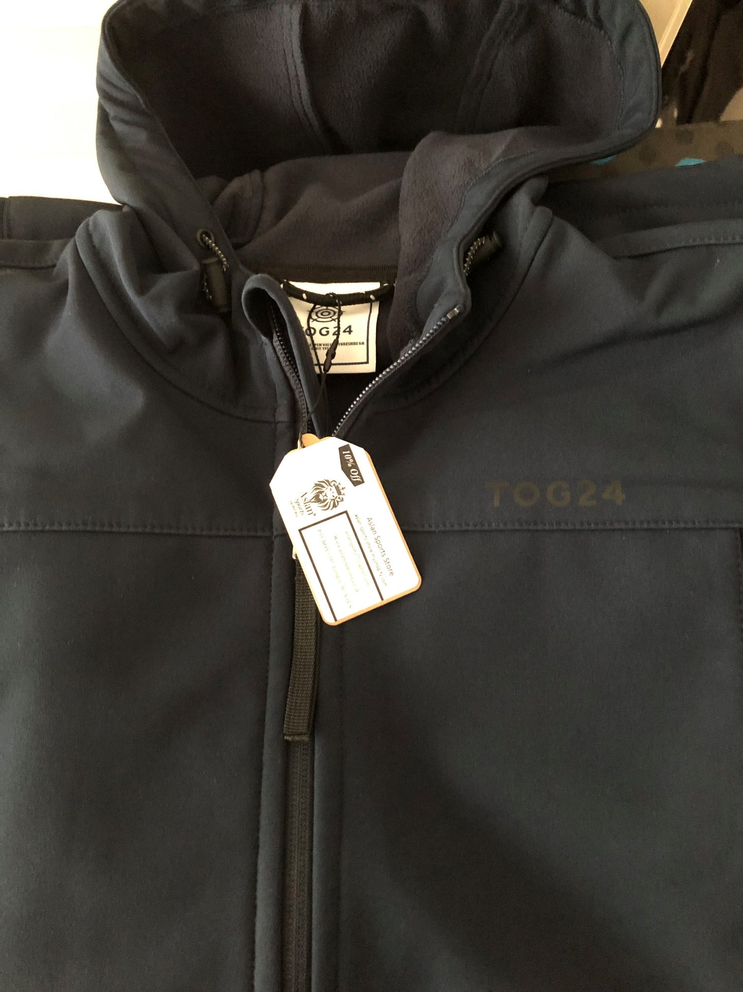 NEW TOG24 Keld Women's Softshell Hooded Jacket - Navy × 1 SIZE 14