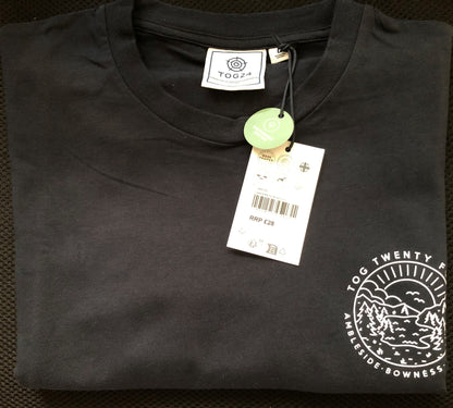 NEW TAG24 Lakes Men's T-Shirt - Dark Indigo × 1 L