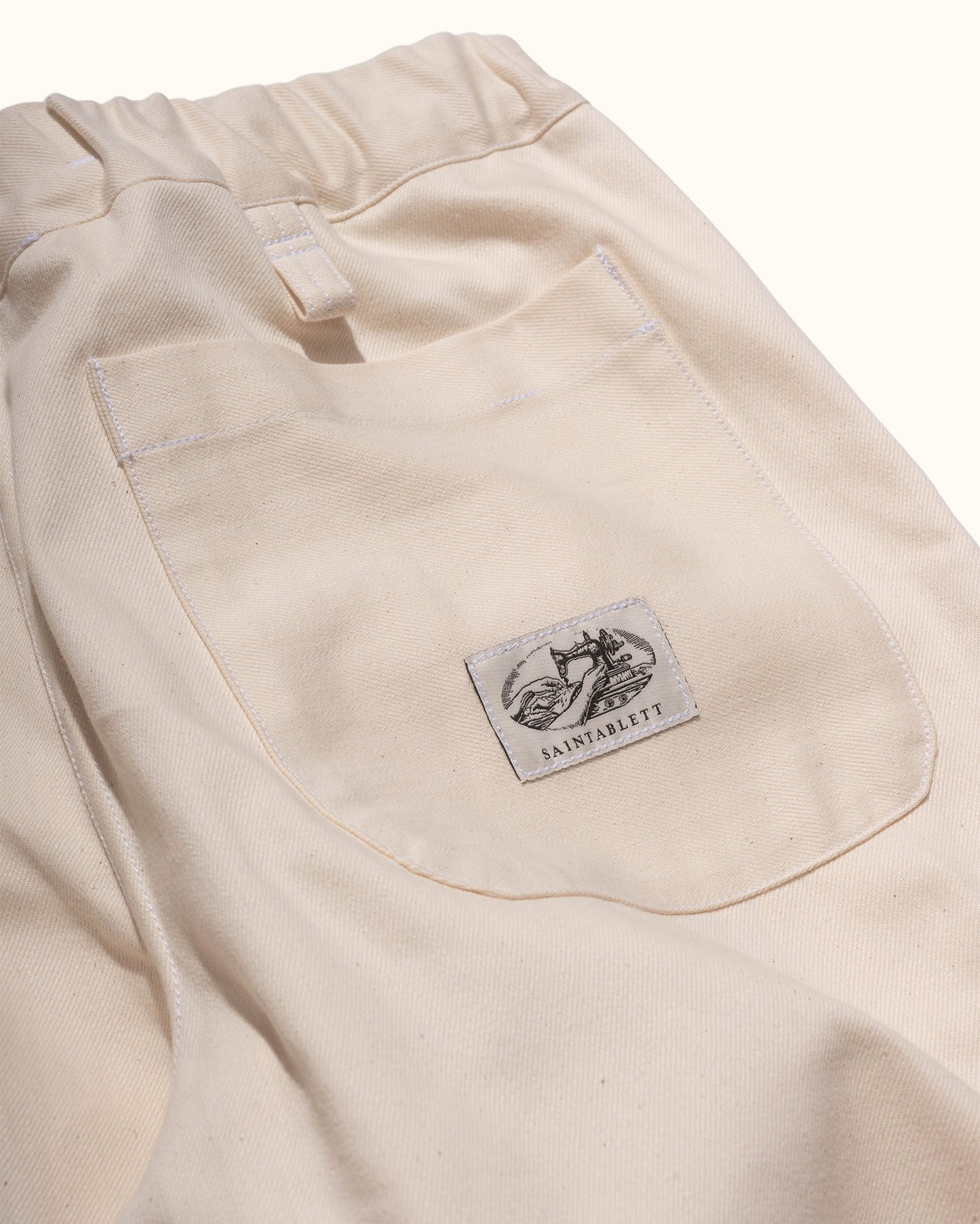 TROUSER 001 - Ecru