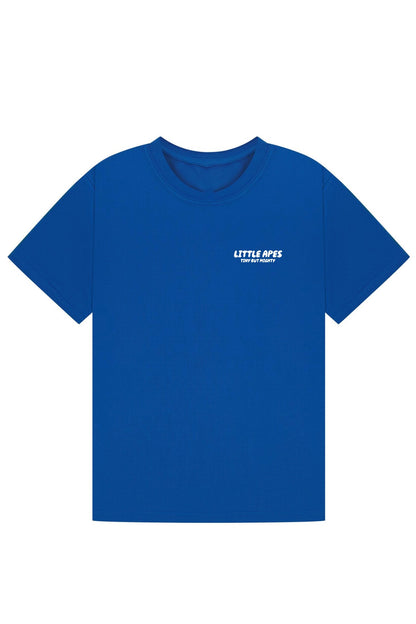 Little Apes Tiny But Mighty Tee - Royal Blue