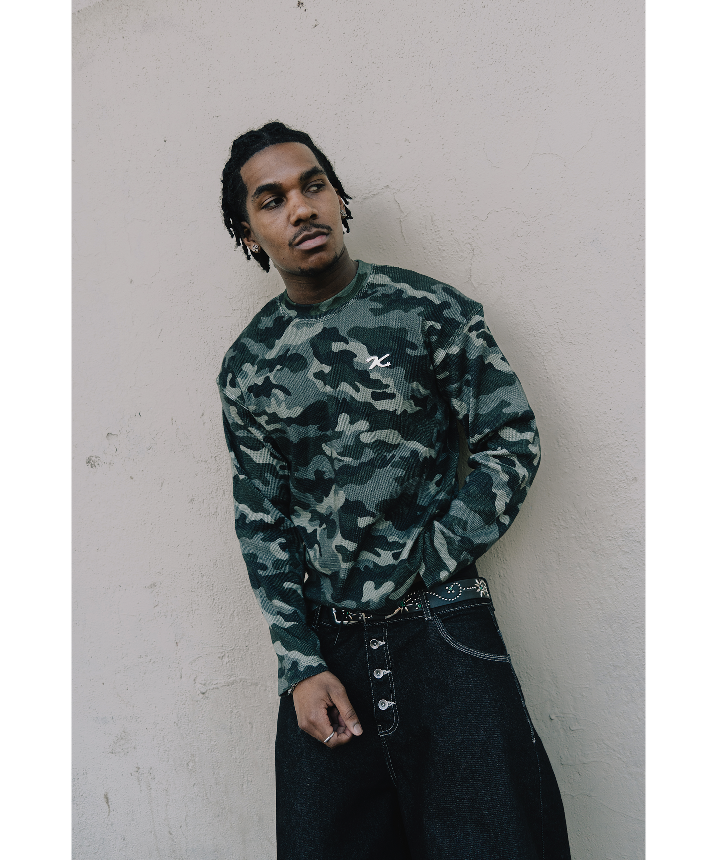CAMO WAFFLE LONGSLEEVE