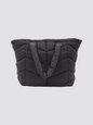 Fine White Line Padded Tote Bag