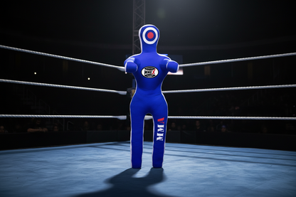 5ft Wrestling Dummy Grappling Dummies - inches Jujitsu BJJ Dummy MMA Dummies Judo Karate Fighting Dummy Un-Filled Blue