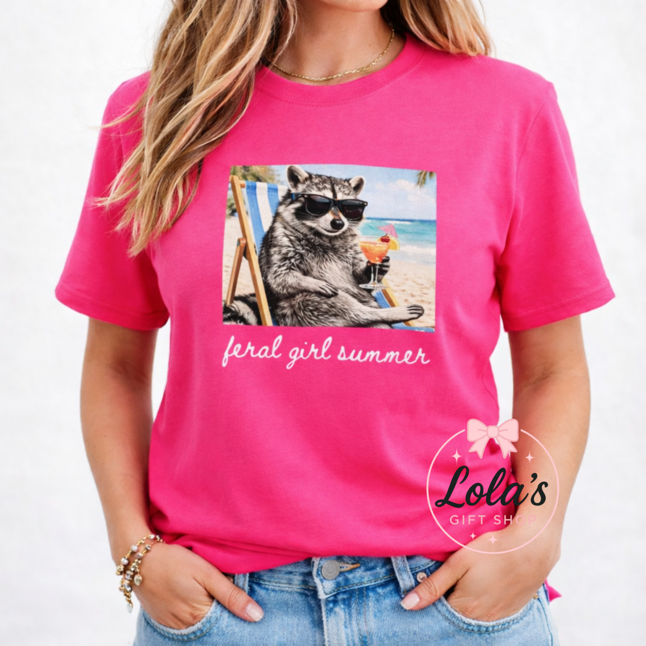 Feral girl summer tshirt