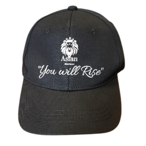 Aslan's designer Black Baseball cap - One Size