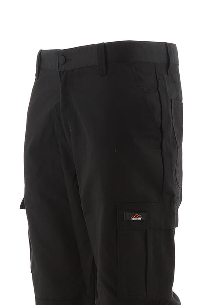 North Peak Workwear Vector Black Cargo Trousers