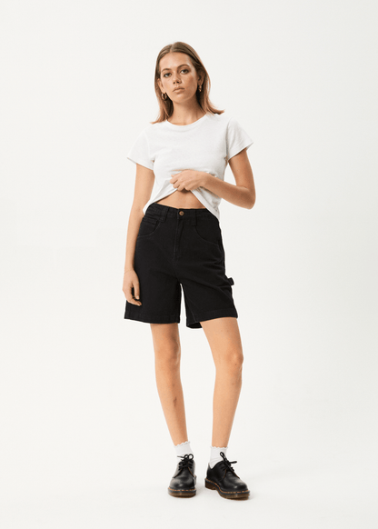 Afends Emilie- Denim Workwear Short