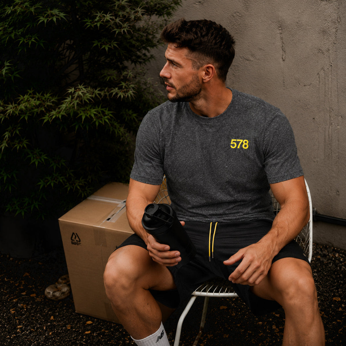 578 Carbon Sport T-Shirt — Black