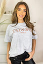 Ladies Oversized J' Adore Paris Short Sleeves T Shirt Top