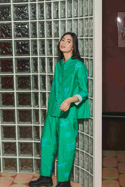 Organic Cotton and Linen Balloon Trousers