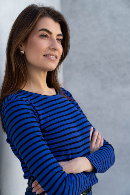 Striped Crew Neck T-shirt