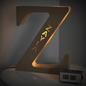 Personalised Wooden Letter Lamp Custom Name Alphabet Night Lights 19CM