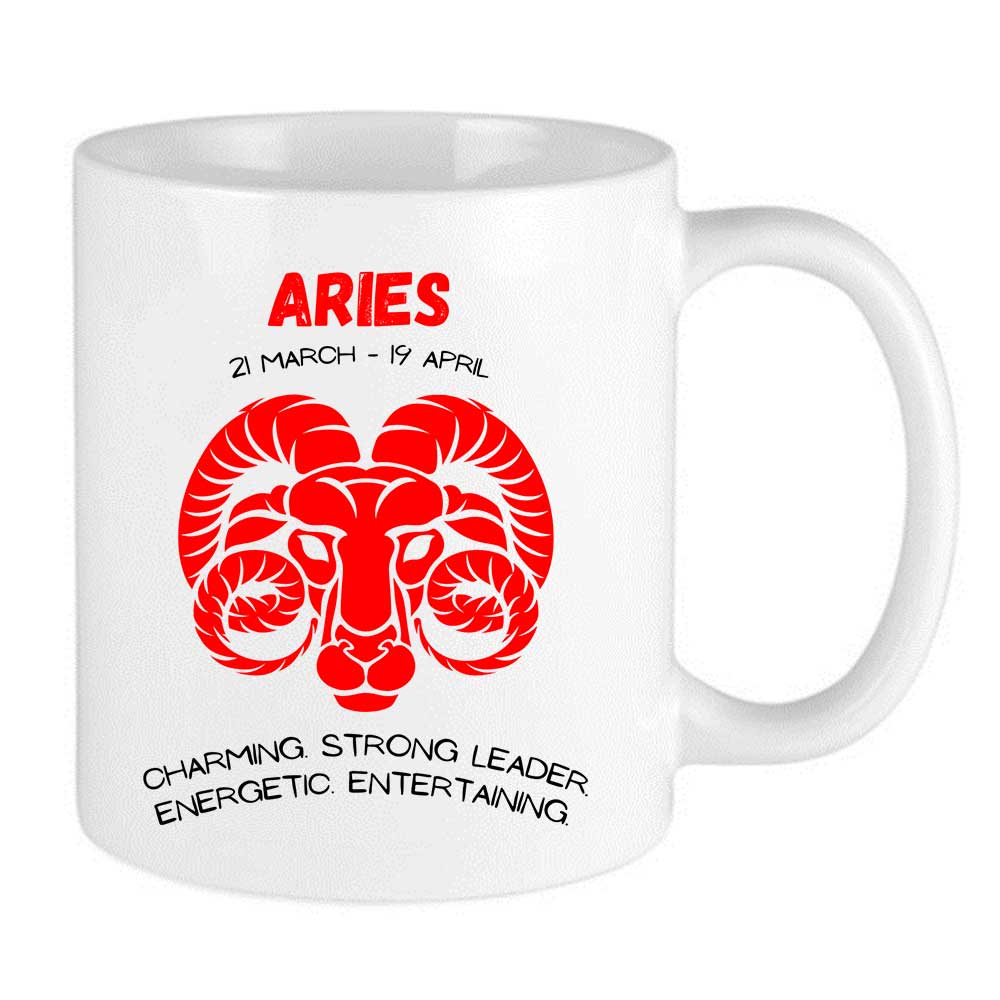 Aries Horoscope Zodiac Mug