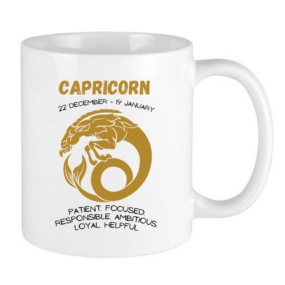 Capricorn Horoscope Zodiac Mug