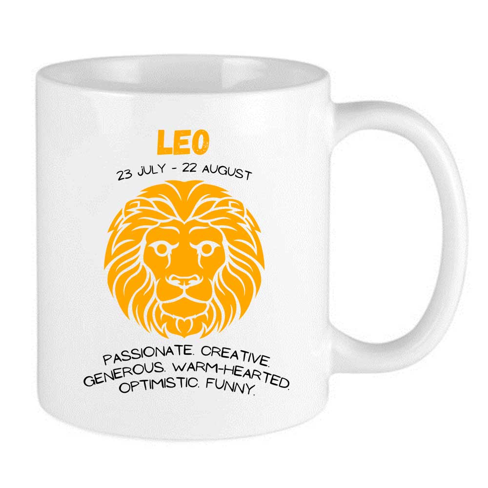 Leo Horoscope Zodiac Mug