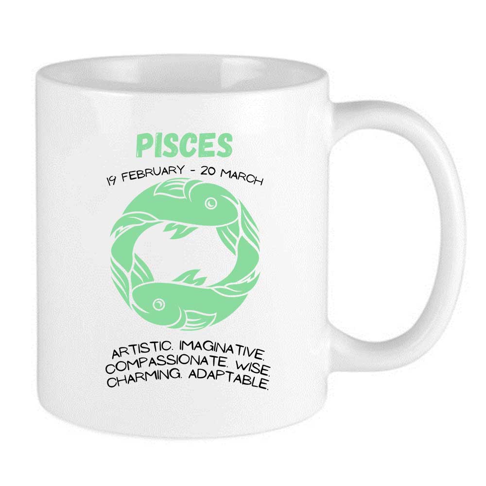 Pisces Horoscope Zodiac Mug