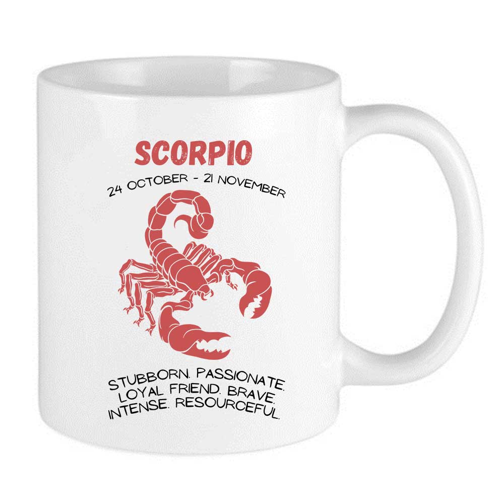 Scorpio Horoscope Zodiac Mug