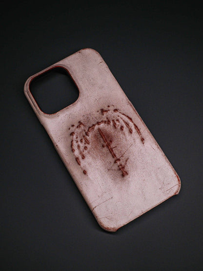 Retro Gothic Vampire Bat Wing Embossed Dark Style Phone Case