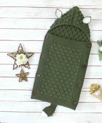 Premium Baby Sleeping Bag - Soft Lamb Cashmere Lined Infant Sleep Sack | Warm & Cozy Newborn Swaddle Blanket