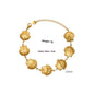 Shell Charm Titanium Steel Bracelet - Gold Plated Beach Jewelry for Women
