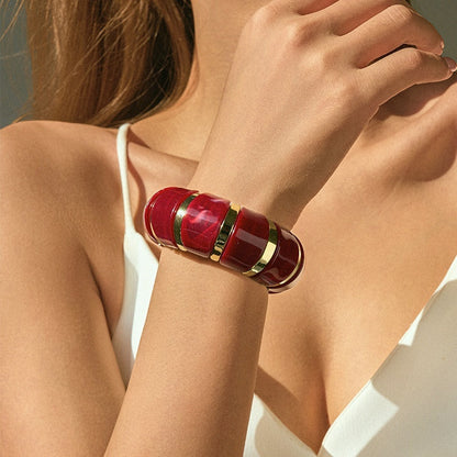 Ins Fashion Acrylic Bracelet Temperament Geometric Jewelry For Women