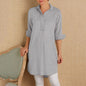 Women's Long-sleeve V-neck Shirt