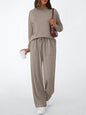 Women's Drawstring With Pockets Pure Color All-matching Casual Fashion Set