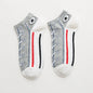 Combed Cotton Deodorant Breathable Boat Socks