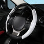 Car Carbon Fiber Pattern Glossy Car Steering Wheel Cover