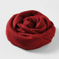 Artistic Sunscreen Solid Color Cotton And Linen Scarf