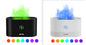 Aroma Diffuser With Flame Light Mist Humidifier Aromatherapy Diffuser With Waterless Auto-Off Protection For Spa Home Yoga Office