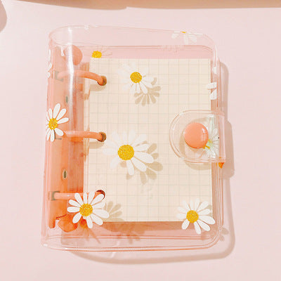 Kawaii Mini 3 Hole Daisy Notebook Planner Organizer Binder