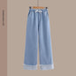 Spring Women's Clothing Student Hoodie Set Preppy-style Straight-leg Pants