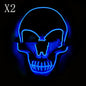 Skull LED Glowing Halloween Mask