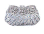 European And American Women's Banquet Package Empty Metal Rose Diamond Crystal