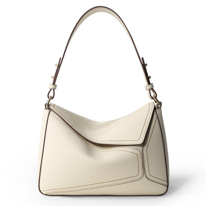 Leather Messenger Bag | Premium Cowhide Shoulder Bag