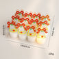LED Electronic Candle Lights Christmas Trees Santa Claus Snowmen Creative Candles Small Night Lights Home Decorative Ornaments