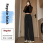 High Waist Long Thin Straight Loose Leisure Sports Sweatpants