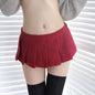 Sexy Women's Unlined Pleated Skirt