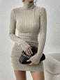 Solid Color Casual Slim-fit Home Dress For Women