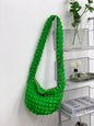 Women's Fashion Casual Rhombus Pleated Crossbody Bag