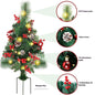 Christmas Solar Christmas Tree Floor Outlet Lawn Lamp Courtyard Landscape Decoration